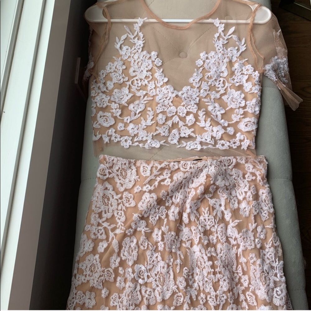 Set For Love and Lemons Lace Sheer Luau Dress S - Picture 3 of 4